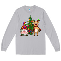 Moon Dust merry christmas gnomes, reindeer Long Sleeve Tee - RanaPortraitStore