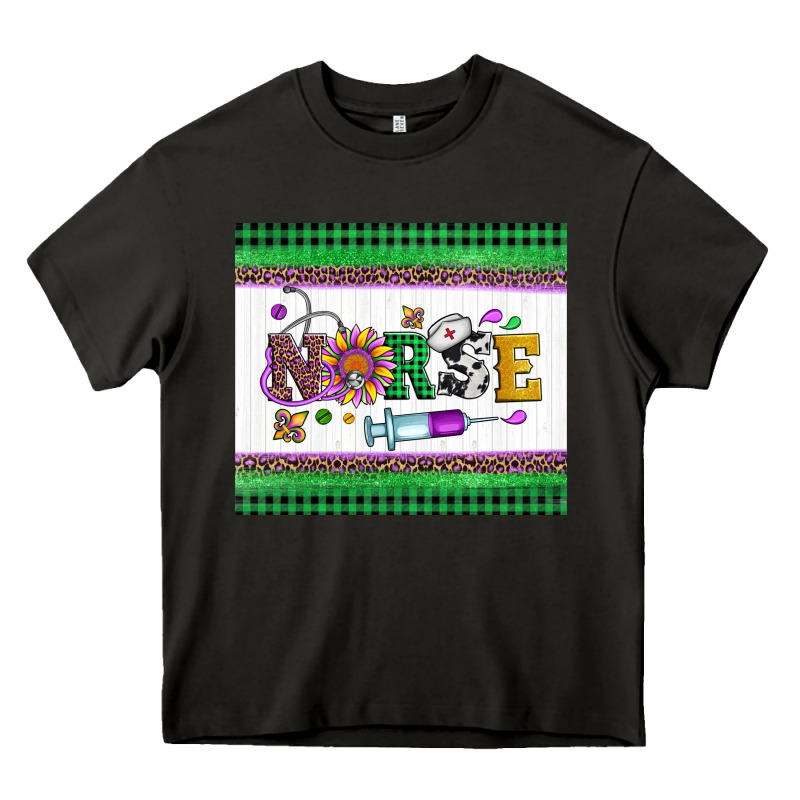 Mardi Gras Nurse Heavy Core Tee by Artiststas | Teevron