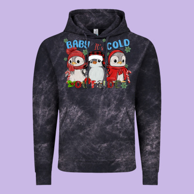 Baby ıt's Cold Outside Vintage Hoodie Designed By Maliassmallbusiness