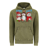 Vintage Olive baby ıt's cold outside Vintage Hoodie - MaliasSmallBusiness