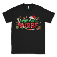 Black Registered Nurse Christmas Classic Tee - MaliasSmallBusiness