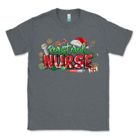 Charcoal Heather Registered Nurse Christmas Classic Tee - MaliasSmallBusiness