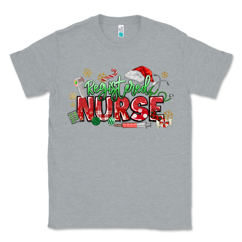 Registered Nurse Christmas Classic Tee by MaliasSmallBusiness | Teevron