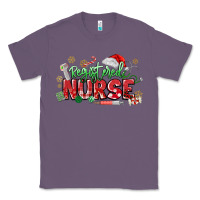 Lavender Registered Nurse Christmas Classic Tee - MaliasSmallBusiness