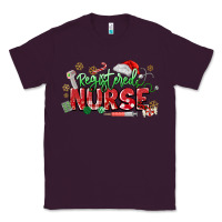 Plum Registered Nurse Christmas Classic Tee - MaliasSmallBusiness