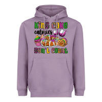Lavender king cake calories don't count mardi gras Heavyweight Hoodie - OliviaCreatesArt