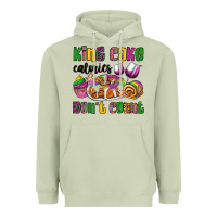 Matcha king cake calories don't count mardi gras Heavyweight Hoodie - OliviaCreatesArt