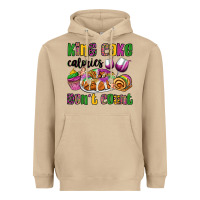 Mushroom king cake calories don't count mardi gras Heavyweight Hoodie - OliviaCreatesArt