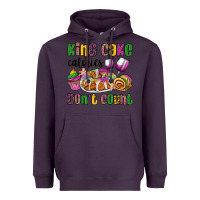 Plum king cake calories don't count mardi gras Heavyweight Hoodie - OliviaCreatesArt