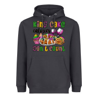 Smoke king cake calories don't count mardi gras Heavyweight Hoodie - OliviaCreatesArt