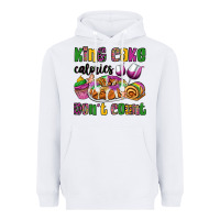 White king cake calories don't count mardi gras Heavyweight Hoodie - OliviaCreatesArt
