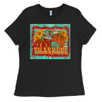 Black pumpkin sunflower tumbler Ladies Tee - AdoDesignShop
