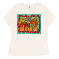 Bone pumpkin sunflower tumbler Ladies Tee - AdoDesignShop