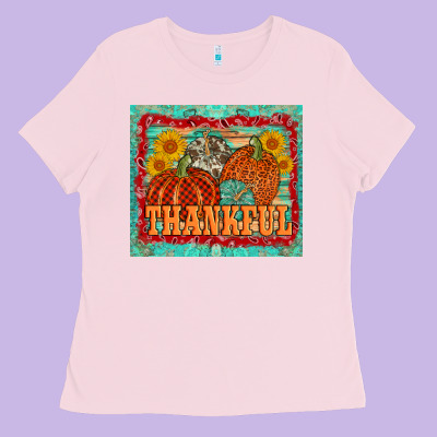 Pumpkin Sunflower Tumbler Ladies Tee Designed By Adodesignshop