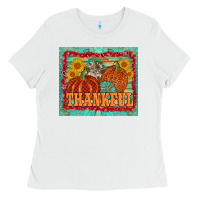 White pumpkin sunflower tumbler Ladies Tee - AdoDesignShop