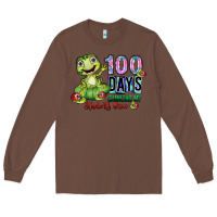 Chestnut 100 days chancing my students crow Long Sleeve Tee - SublimationCraftShop