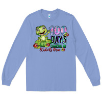 Colony Blue 100 days chancing my students crow Long Sleeve Tee - SublimationCraftShop