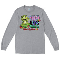 Heather Grey 100 days chancing my students crow Long Sleeve Tee - SublimationCraftShop