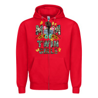Red mom of twin girls mother's day Zipper Hoodie - CowGirlArtShop