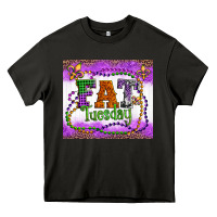 Asphalt fat tuesday fleur de lis and mardi gras beads Heavy Core Tee - Artiststas