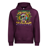 Mauve Wine Summer Searchin Urban Hoodie - CowhideDigitalArt