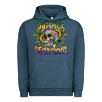 Pigment Midnight Navy Summer Searchin Urban Hoodie - CowhideDigitalArt