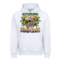White Summer Searchin Urban Hoodie - CowhideDigitalArt