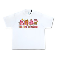 White tis the season Urban Heavy Tee - MaliasSmallBusiness