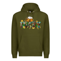 Army Green Lucky beers St. Patrick's Day Premium Hoodie - CowGirlArtShop