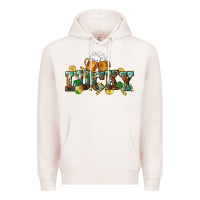 Pale Pink Lucky beers St. Patrick's Day Premium Hoodie - CowGirlArtShop
