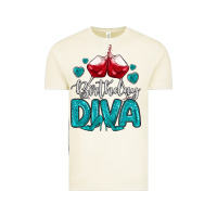 Vintage Arctic birthday diva turquoise Vintage Tee - MaliasSmallBusiness