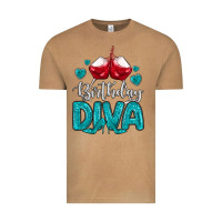 Vintage Camel birthday diva turquoise Vintage Tee - MaliasSmallBusiness