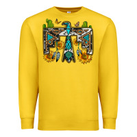 Lemon western free bird Premium Sweatshirt - OliviaCreatesArt