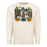 Sandshell western free bird Premium Sweatshirt - OliviaCreatesArt