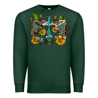Sports Green western free bird Premium Sweatshirt - OliviaCreatesArt