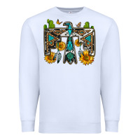 White western free bird Premium Sweatshirt - OliviaCreatesArt