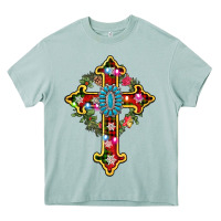 Christmas Cross Heavy Core Tee | Teevron