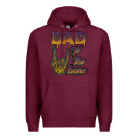 Burgundy bad to the bone Premium Hoodie - JahusDesignShop