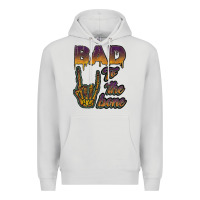Dove Grey bad to the bone Premium Hoodie - JahusDesignShop