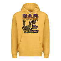 Mustard bad to the bone Premium Hoodie - JahusDesignShop