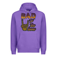 Purple bad to the bone Premium Hoodie - JahusDesignShop