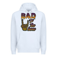 White bad to the bone Premium Hoodie - JahusDesignShop