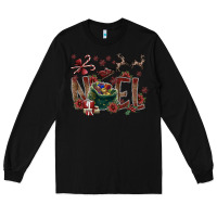 Black Noel Long Sleeve Tee - SublimationCraftShop