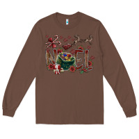 Chestnut Noel Long Sleeve Tee - SublimationCraftShop