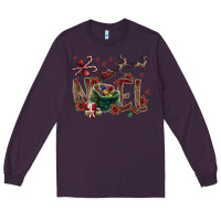 Plum Noel Long Sleeve Tee - SublimationCraftShop