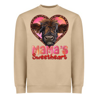 Mushroom mama's sweetheart highland calf Heavyweight Sweatshirt - RanaPortraitStore