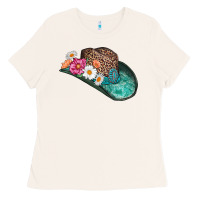 Bone cowboy hat Ladies Tee - AdoDesignShop