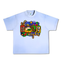 Grape Ice oh holy night with baby jesus for christmas Urban Heavy Tee - MaliasSmallBusiness