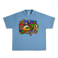 Pebble Blue oh holy night with baby jesus for christmas Urban Heavy Tee - MaliasSmallBusiness