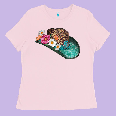 Cowboy Hat Ladies Tee Designed By Adodesignshop